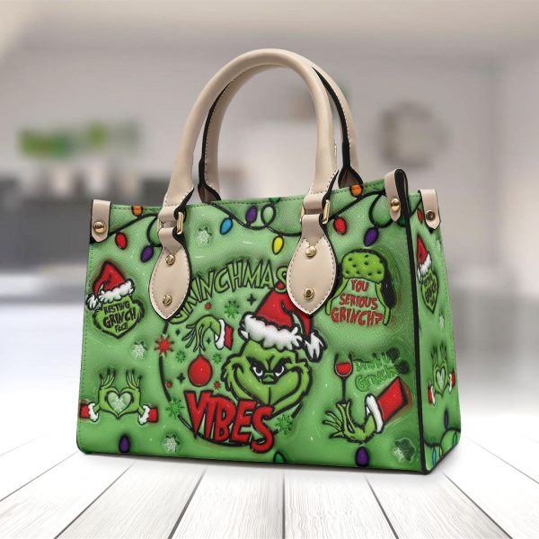 Grinch Leather HandBag - VANDH 1572