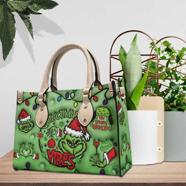 Grinch Leather HandBag - VANDH 1572