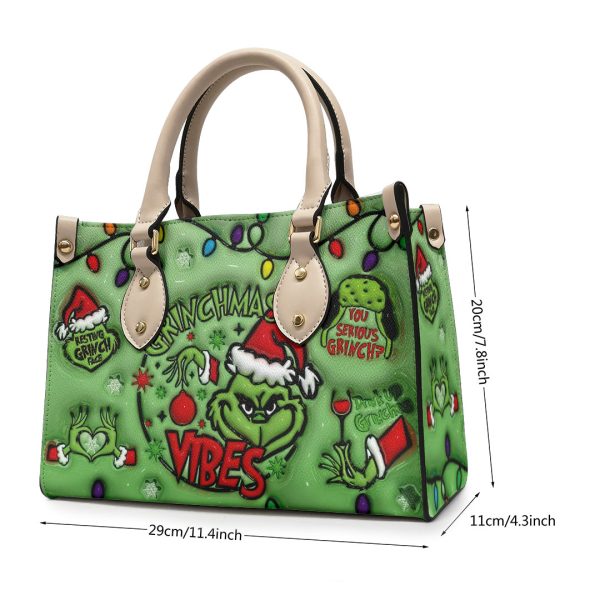 Grinch Leather HandBag - VANDH 1572