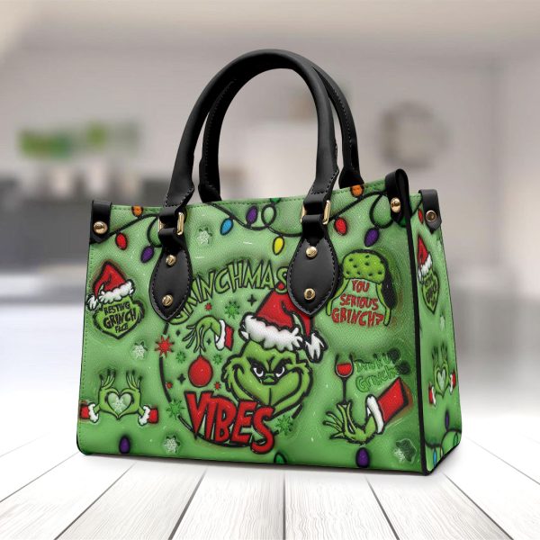 Grinch Leather HandBag - VANDH 1572
