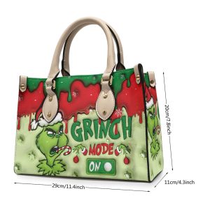 Grinch Leather HandBag - VANDH 1573