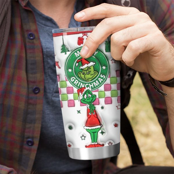 Personalized Grinch Tumbler Cup - VANDH 1574