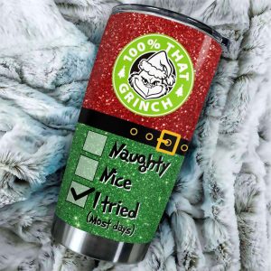 Personalized Grinch Tumbler Cup - VANDH 1576