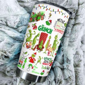 Grinch Tumbler Cup - HOATT 3867