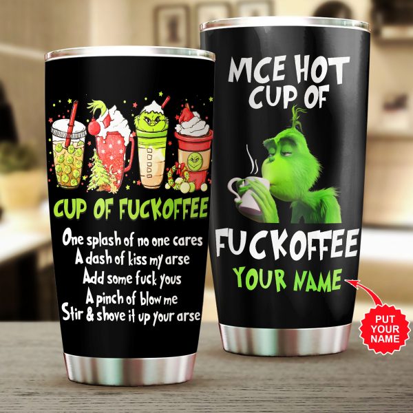 Personalized Grinch Tumbler Cup - VANDH 1589