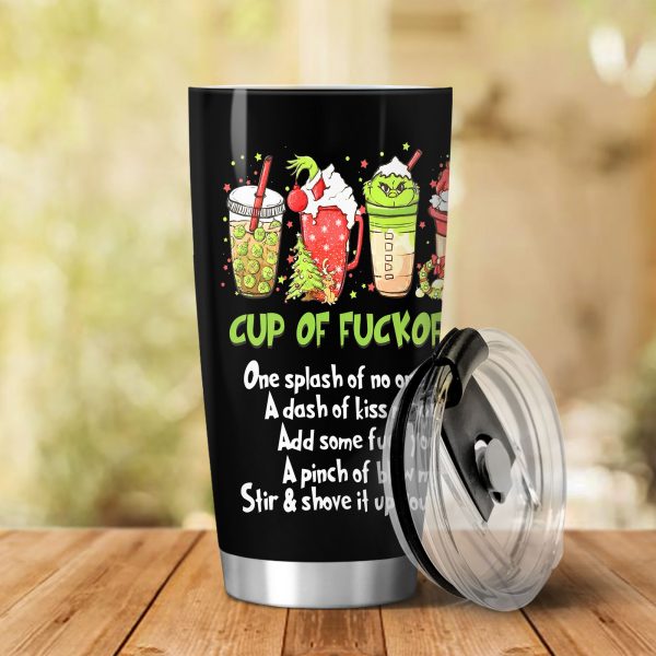 Personalized Grinch Tumbler Cup - VANDH 1589