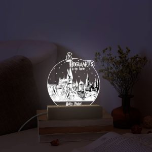 Harry Potter Led Light with Wooden Base (7 Colors) - VANDH 1593