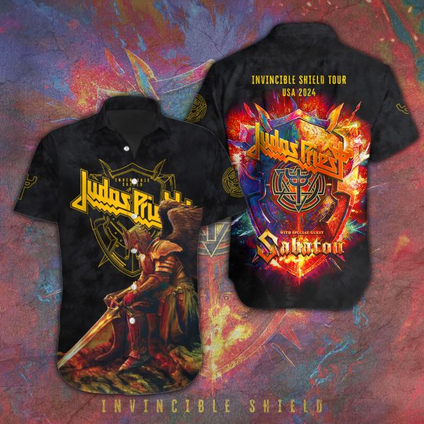 Judas Priest Short Sleeve Dress Shirt - TANTN 3354
