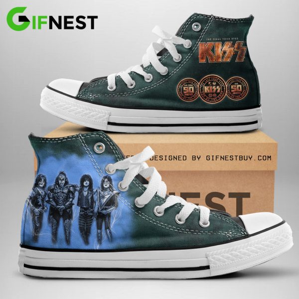 Kiss Band High Top Canvas Shoes - NGHIAVT 0880