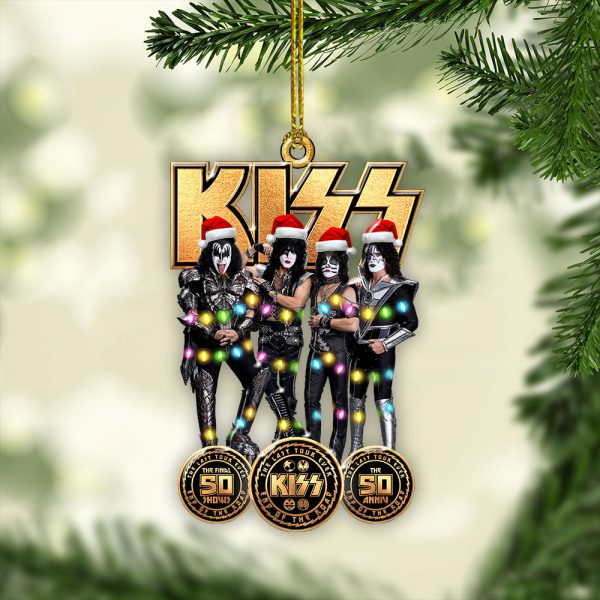 Kiss Band Custom Shape 1-Sided Acrylic Ornament - HOATT 3855