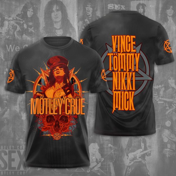 Mötley Crüe 3D Apparel - NGHIAVT 1060