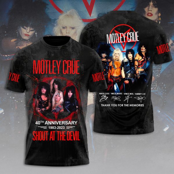 Mötley Crüe 3D Apparel - MAITM 4892