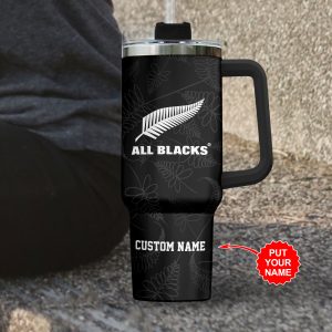 Personalized New Zealand National Rugby Union Team All Blacks 40oz Stanley Tumbler - VANDH 1808