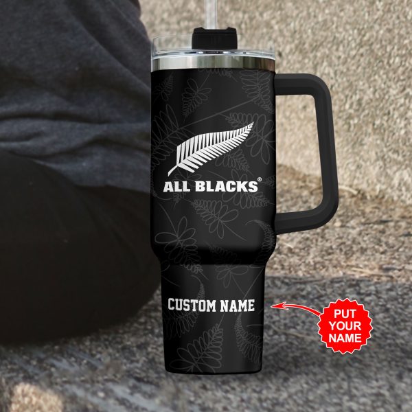Personalized New Zealand National Rugby Union Team All Blacks 40oz Stanley Tumbler - VANDH 1808