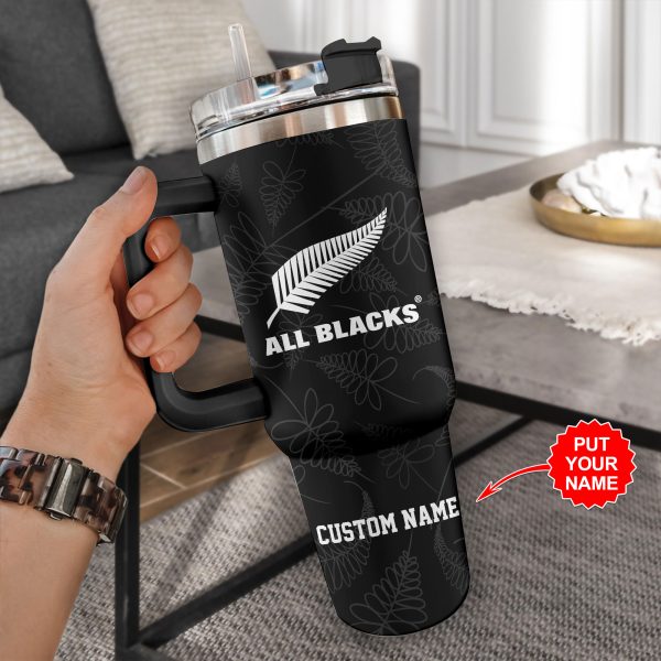 Personalized New Zealand National Rugby Union Team All Blacks 40oz Stanley Tumbler - VANDH 1808