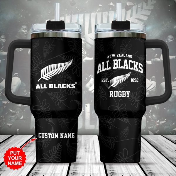 Personalized New Zealand National Rugby Union Team All Blacks 40oz Stanley Tumbler - VANDH 1808