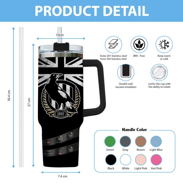 Personalized Collingwood FC 40oz Stanley Tumbler - VANDH 1809