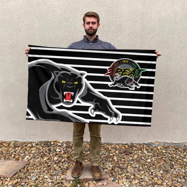 Penrith Panthers 3D House Flag - TANTN 3243