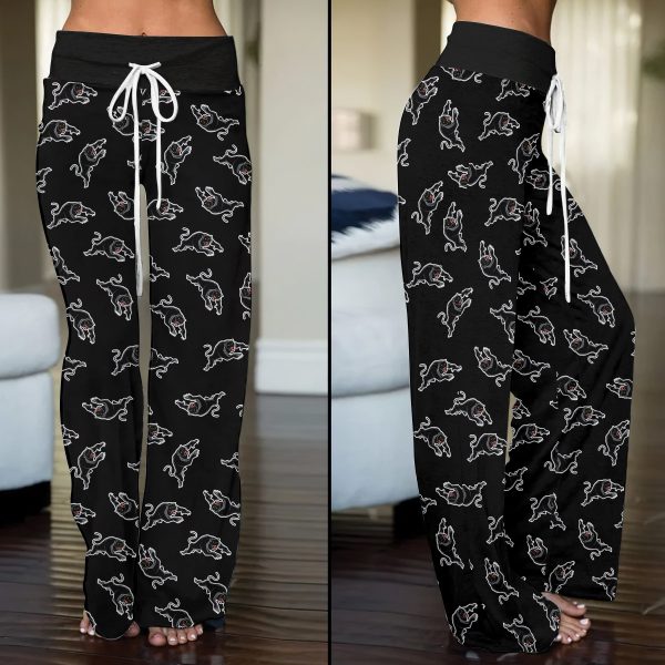 Penrith Panthers High-Waisted Straight-Leg Trousers - TANTN 3245