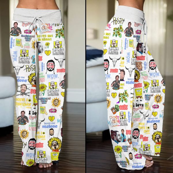 Post Malone High-Waisted Straight-Leg Trousers - VANDH 1730