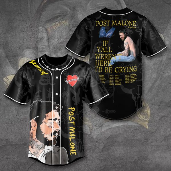 Post Malone Baseball Jersey - VANDH 1736