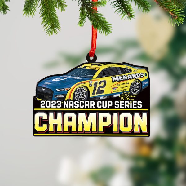 Ryan Blaney x Team Penske Custom Shape 1-sided Acrylic Ornament - TANTN 3092.3