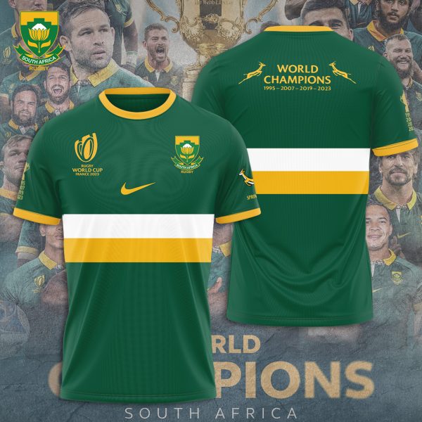 South Africa National Rugby Union Team Springboks 3D Apparel - TANTN 3201