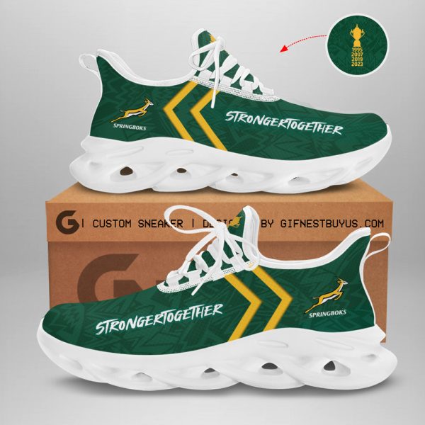 South Africa National Rugby Union Team Springboks Clunky Sneaker - TANTN 3145