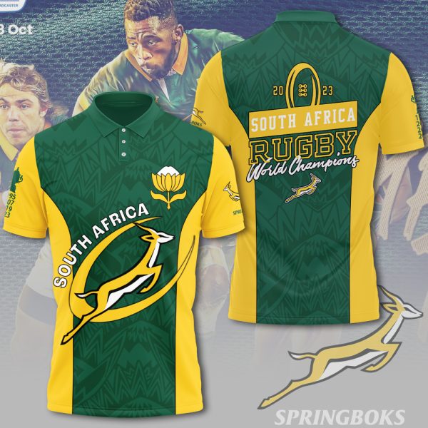 South Africa National Rugby Union Team Springboks 3D Apparel - TANTN 2963