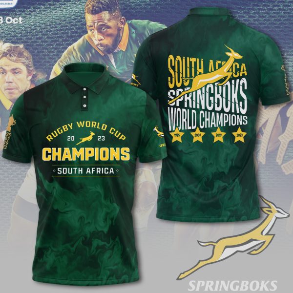 South Africa National Rugby Union Team Springboks 3D Apparel - TANTN 2966