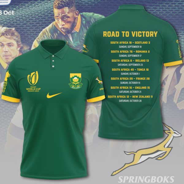 South Africa National Rugby Union Team Springboks 3D Apparel - TANTN 2969