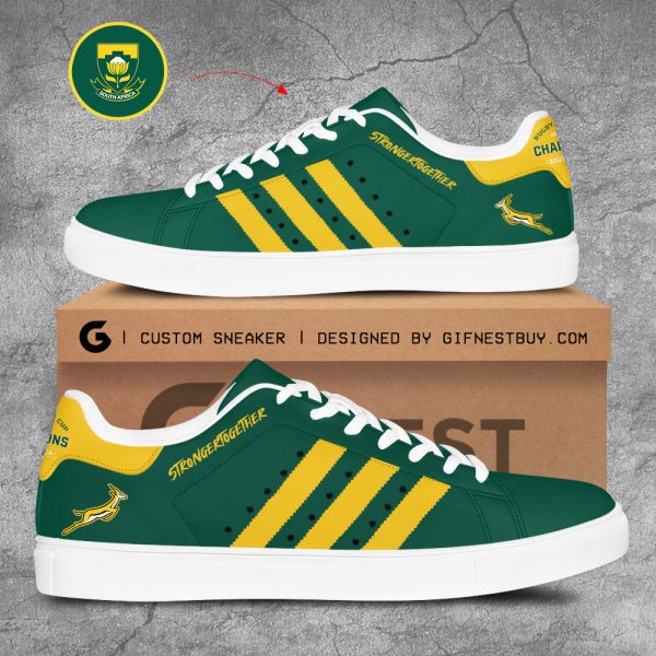 South Africa National Rugby Union Team Springboks Custom SS Shoes - TANTN 3142