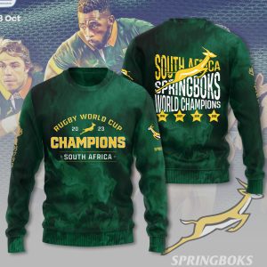 South Africa National Rugby Union Team Springboks 3D Apparel - TANTN 2966