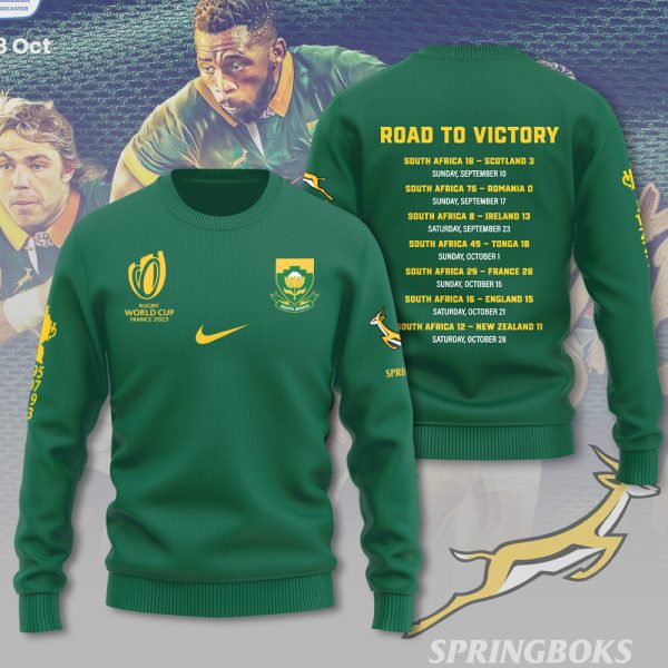 South Africa National Rugby Union Team Springboks 3D Apparel - TANTN 2969