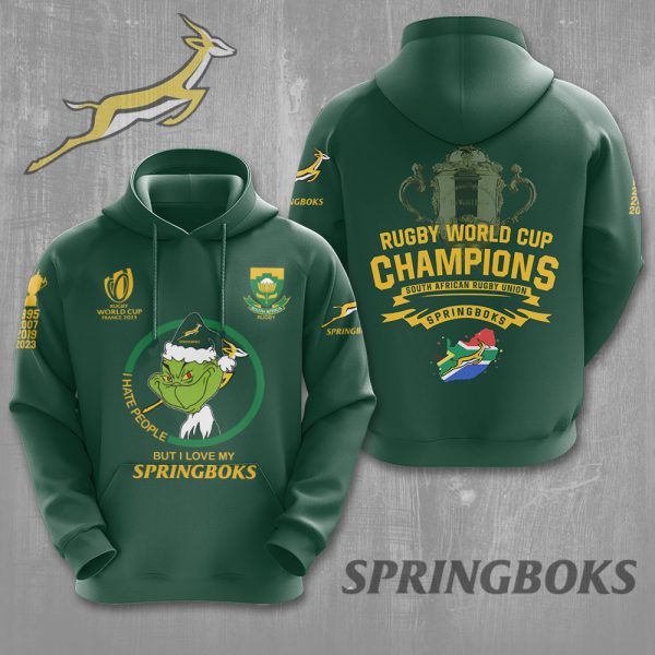 South Africa National Rugby Union Team Springboks 3D Apparel - VANDH 1606