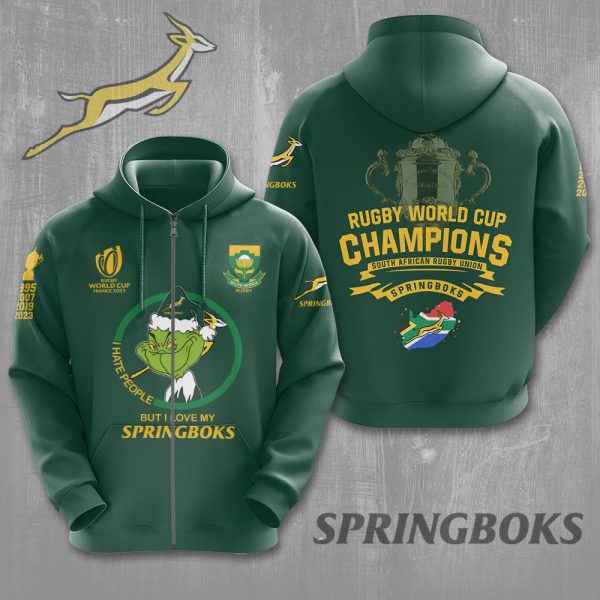 South Africa National Rugby Union Team Springboks 3D Apparel - VANDH 1606