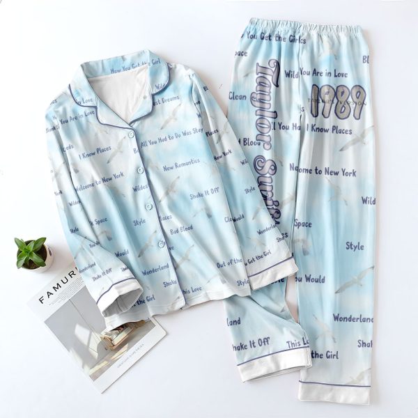 Taylor Swift Button Down Pajamas Set – NGHIAVT 0984