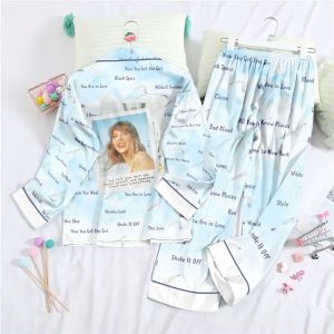 Taylor Swift Button Down Pajamas Set – NGHIAVT 0984