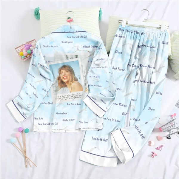 Taylor Swift Button Down Pajamas Set – NGHIAVT 0984
