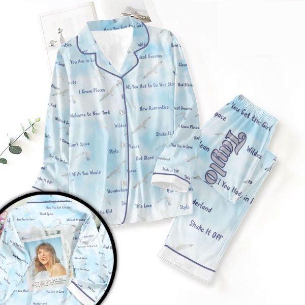Taylor Swift Button Down Pajamas Set – NGHIAVT 0984