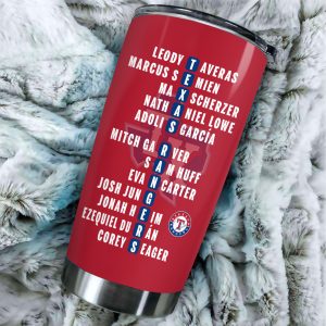 Texas Rangers Tumbler Cup - NGHIAVT 0919