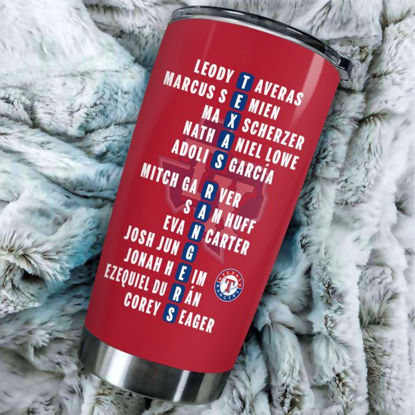 Texas Rangers Tumbler Cup - NGHIAVT 0919