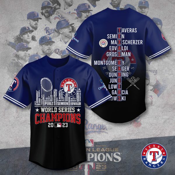 Texas Rangers Baseball Jersey - TANTN 3031