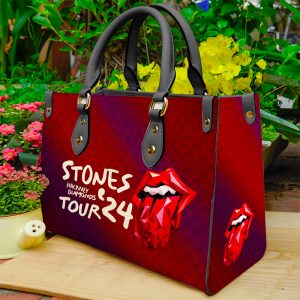 The Rolling Stones Leather HandBag - MAITM 4951