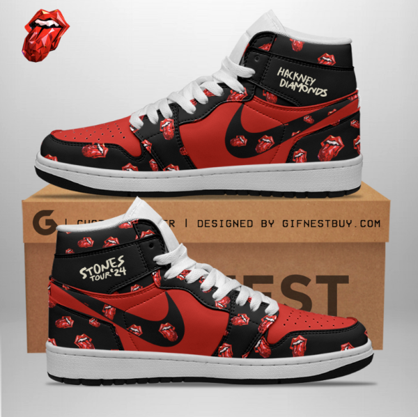 The Rolling Stones AJ 1 Sneaker - TANTN 3335