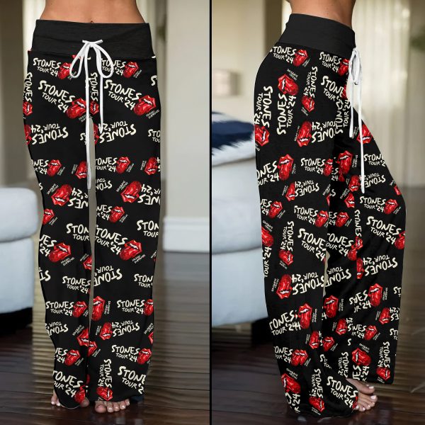 The Rolling Stones High-Waisted Straight-Leg Trousers - TANTN 3336
