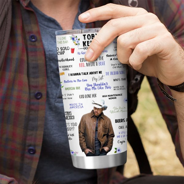 Personalized Toby Keith Tumbler Cup - VANDH 1721