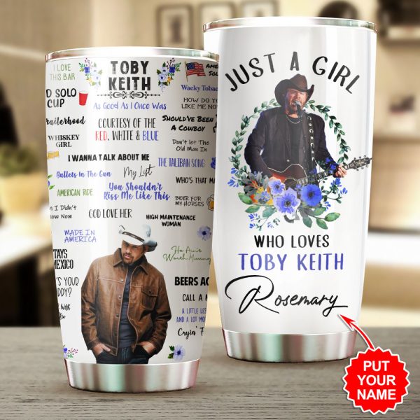 Personalized Toby Keith Tumbler Cup - VANDH 1721
