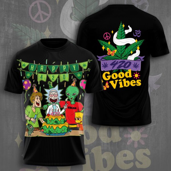 Weed 3D Apparel - VANDH 1664