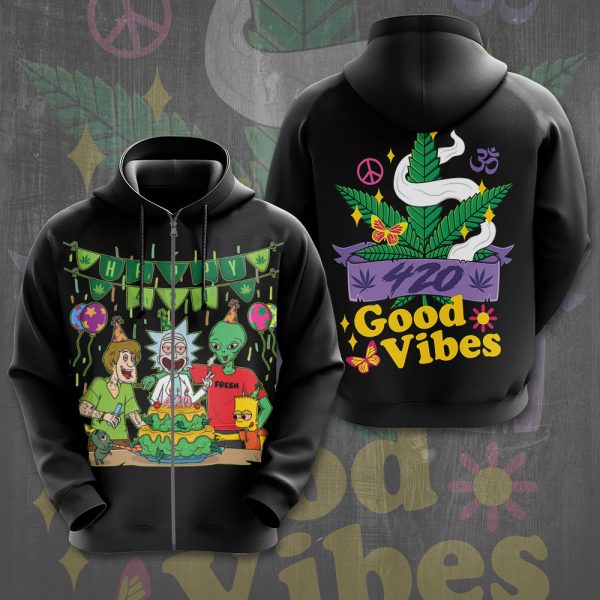 Weed 3D Apparel - VANDH 1664